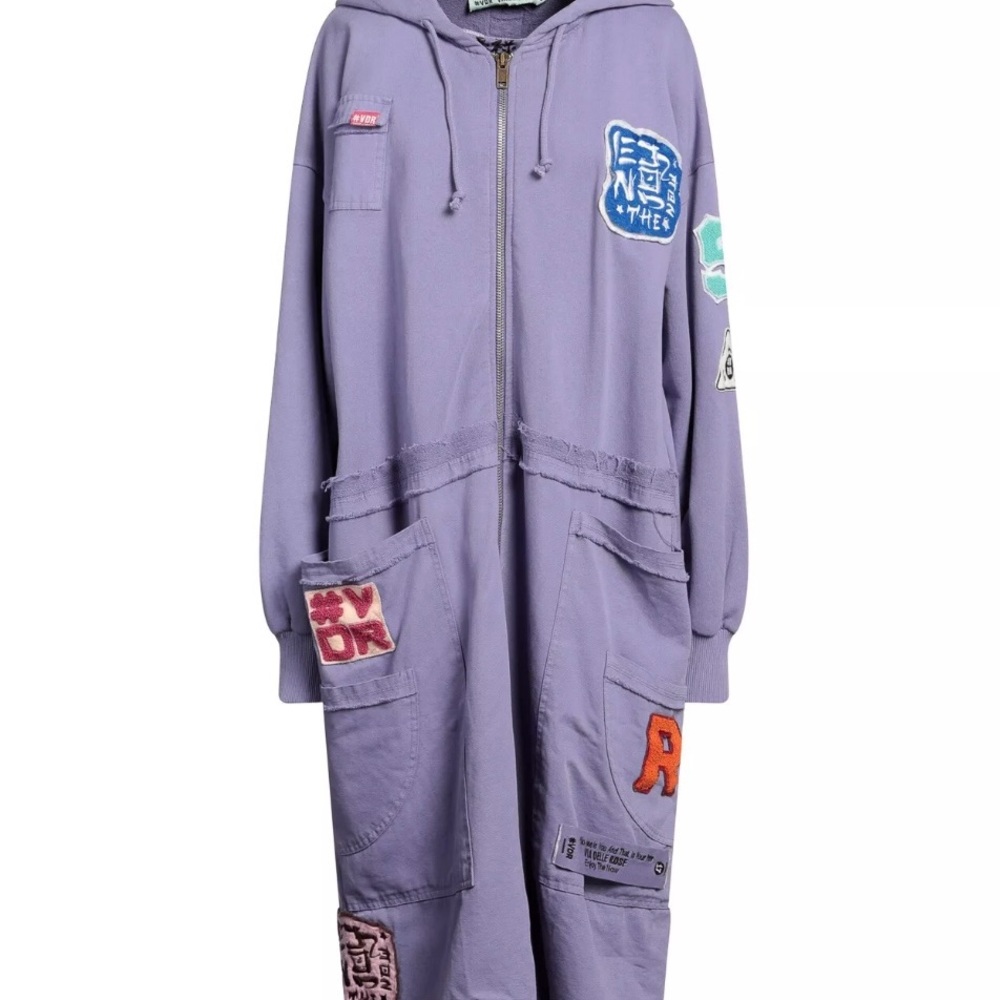 VIADELLEROSE  VDR Long Track Jacket / Hoodie Size XL Patches design